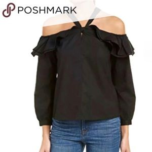 JCrew Off the Shoulder Top in Back. Size 8.